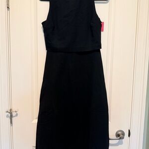 SPANX Black Midi Dress